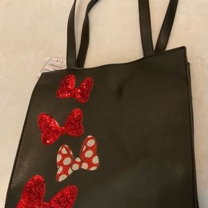NWT-Disney Parks Minnie Mouse Sequined Bow Purse